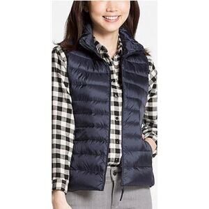 UNIGLO Vest Small Down Puffer Ultra Lightweight Full Zip‎ Pockets Hiking Outdoor